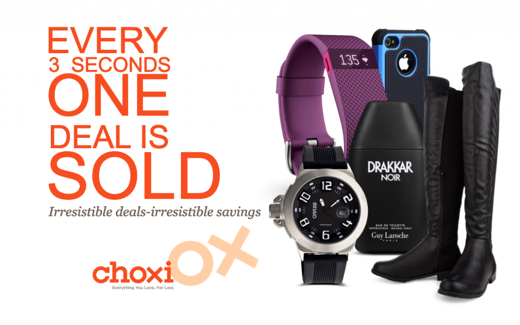 Choxi corporate presentation every 3 second one deal is sold. Irresistible deals